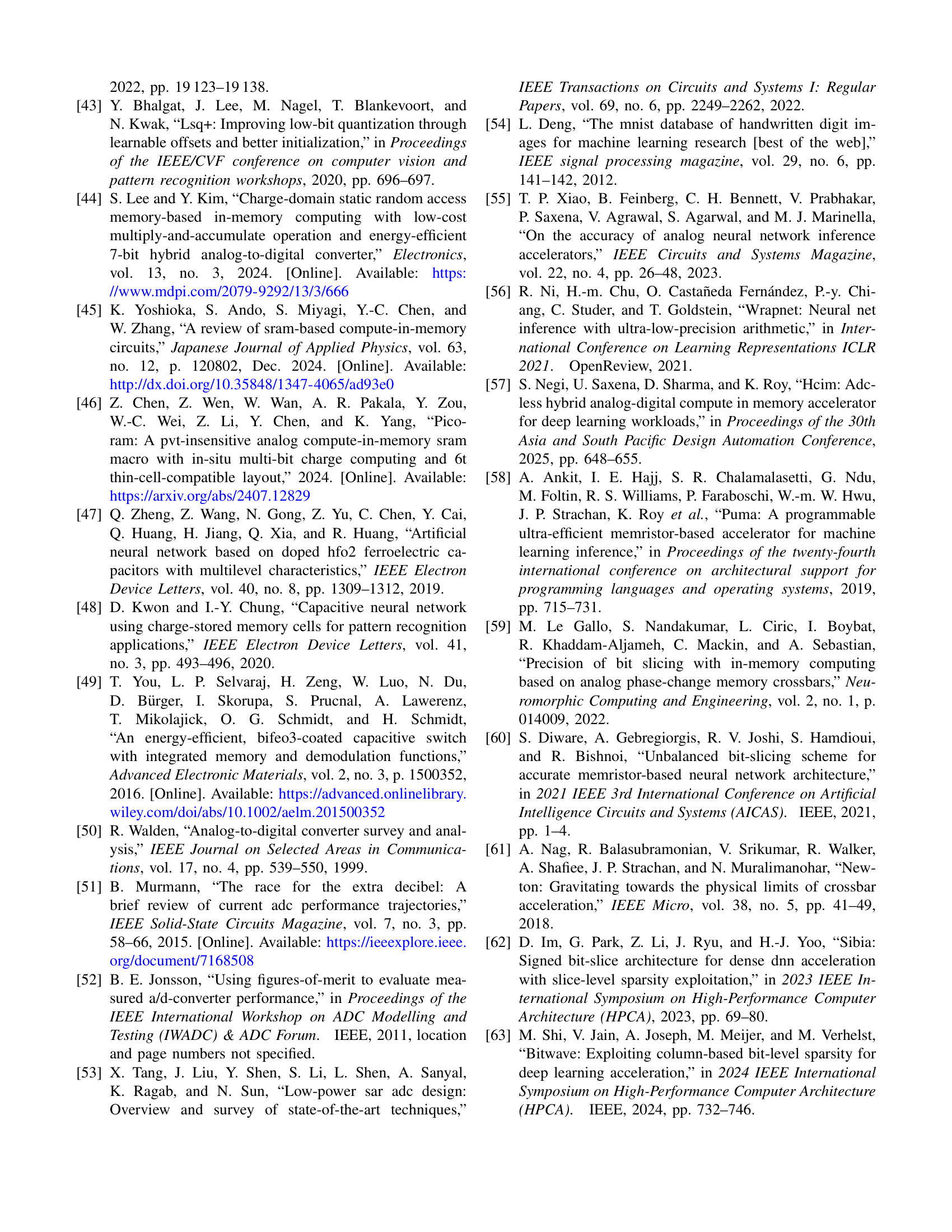 Page 15 of A Blueprint for Accurate, Energy-Efficient DNN Inference via Capacitive In-Memory Processing