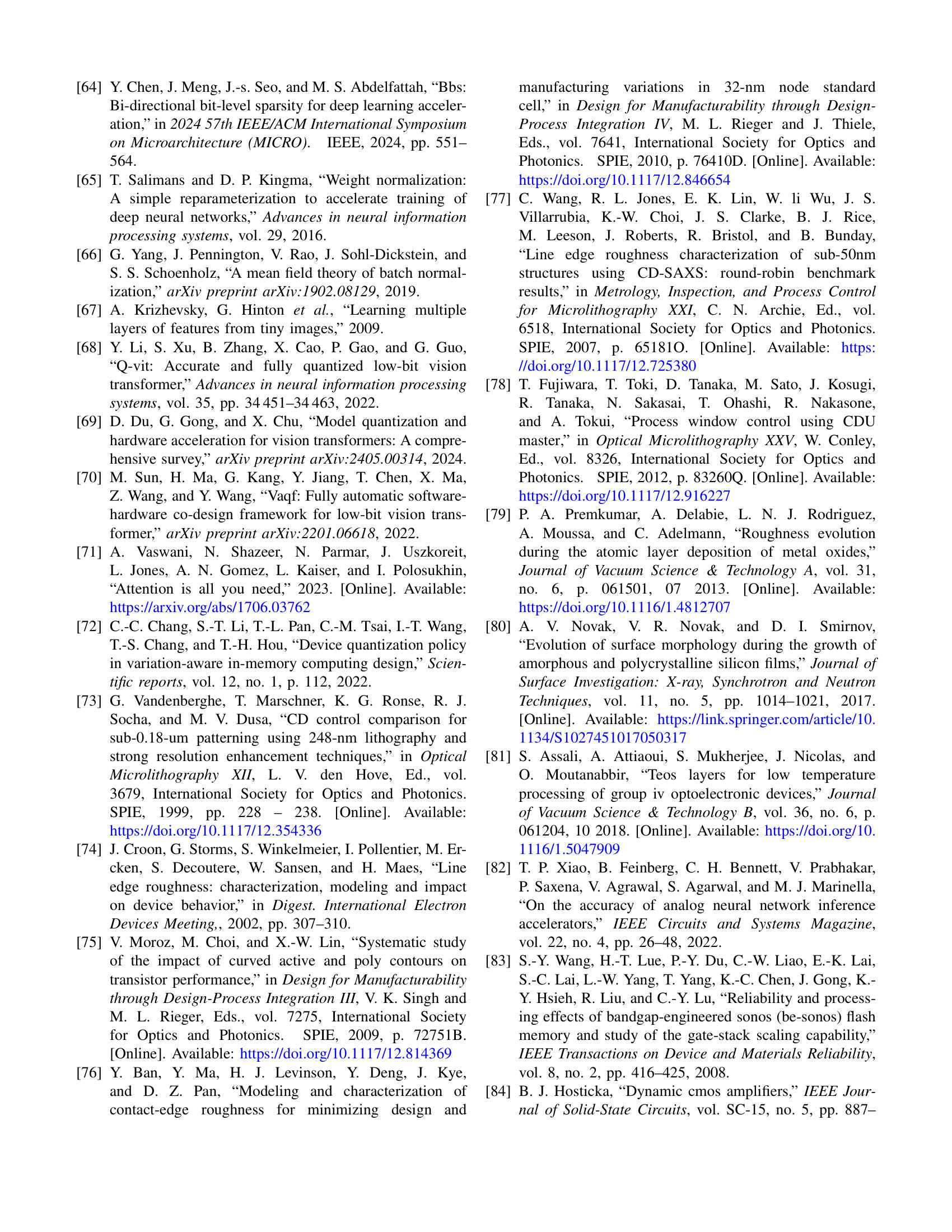 Page 16 of A Blueprint for Accurate, Energy-Efficient DNN Inference via Capacitive In-Memory Processing
