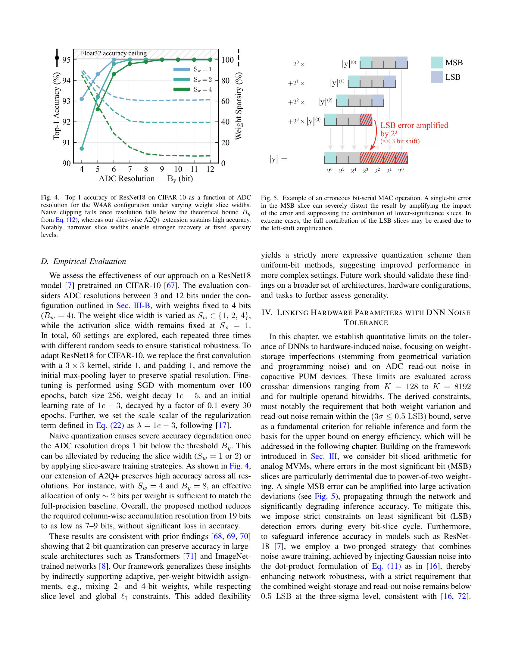 Page 6 of A Blueprint for Accurate, Energy-Efficient DNN Inference via Capacitive In-Memory Processing