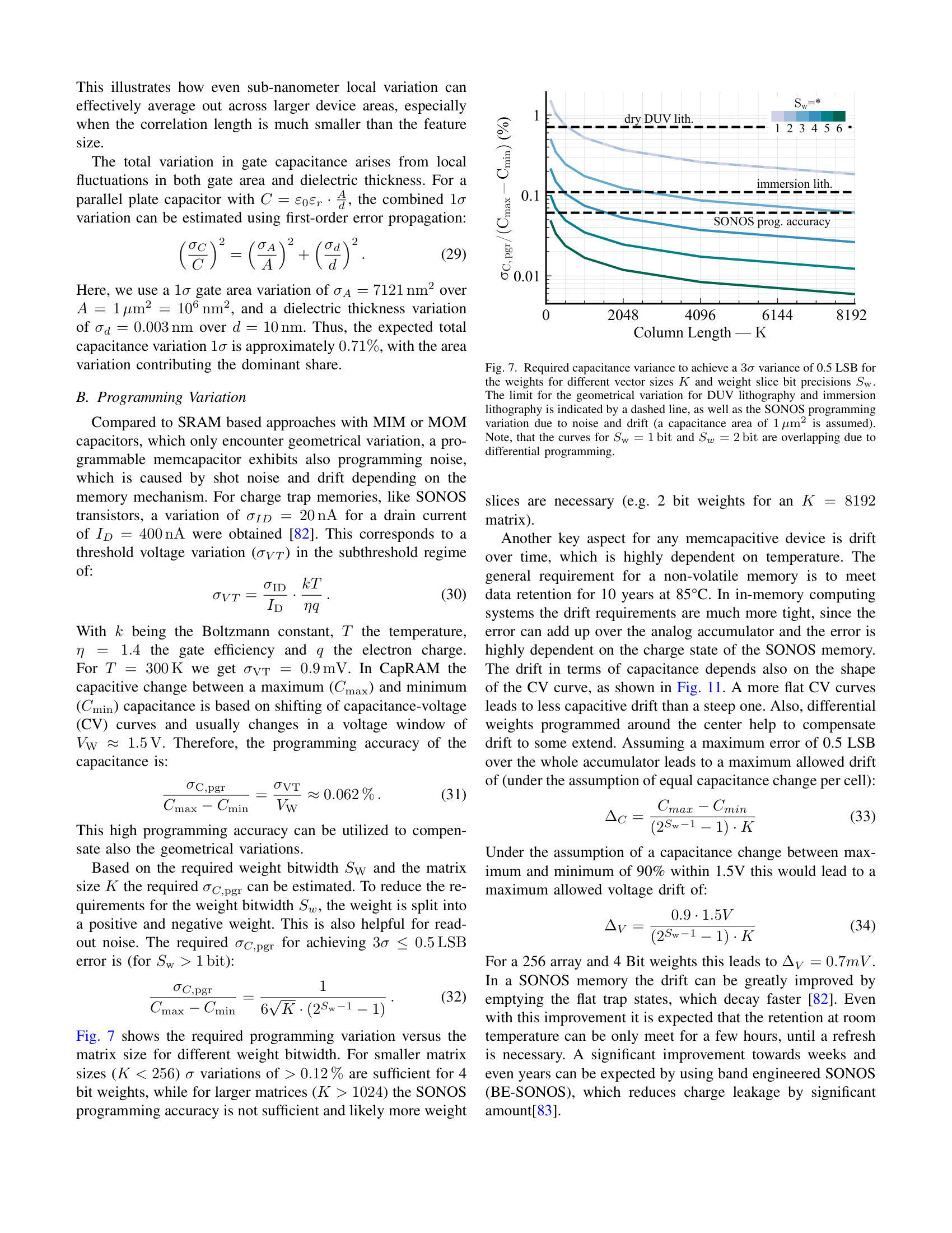 Page 8 of A Blueprint for Accurate, Energy-Efficient DNN Inference via Capacitive In-Memory Processing